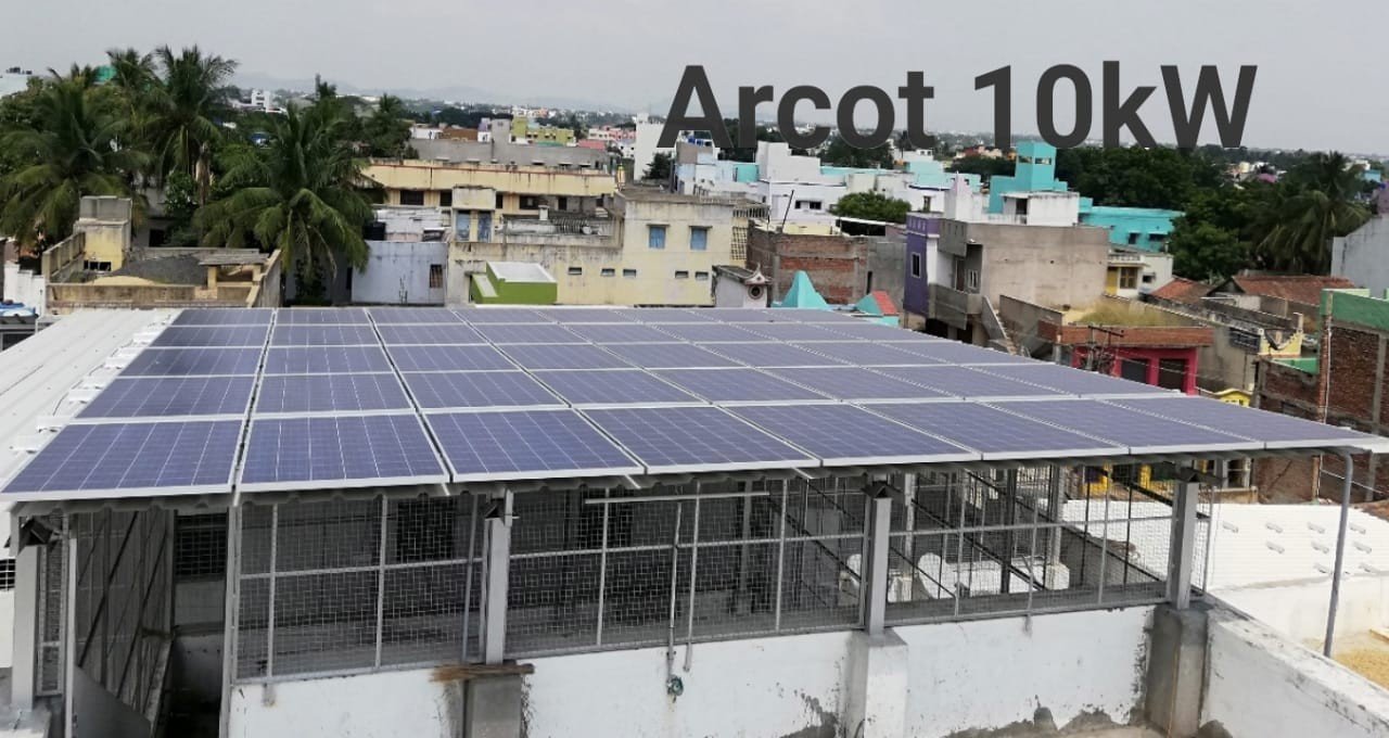 Factory solar installation