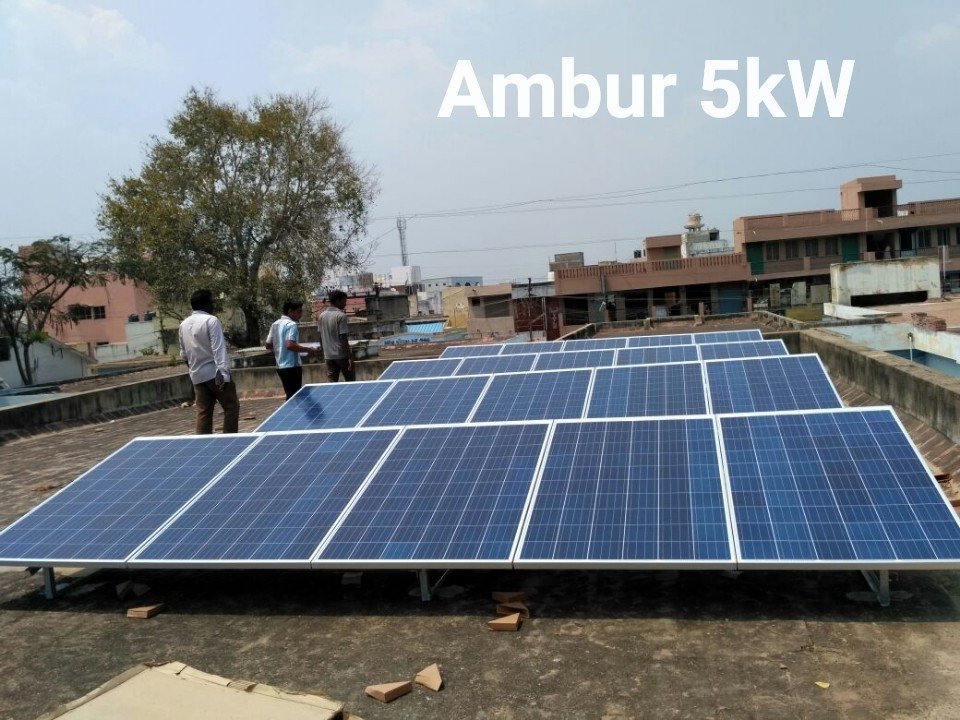 Commercial solar project
