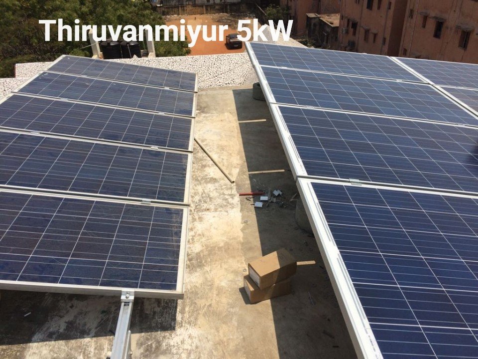 Industrial solar project