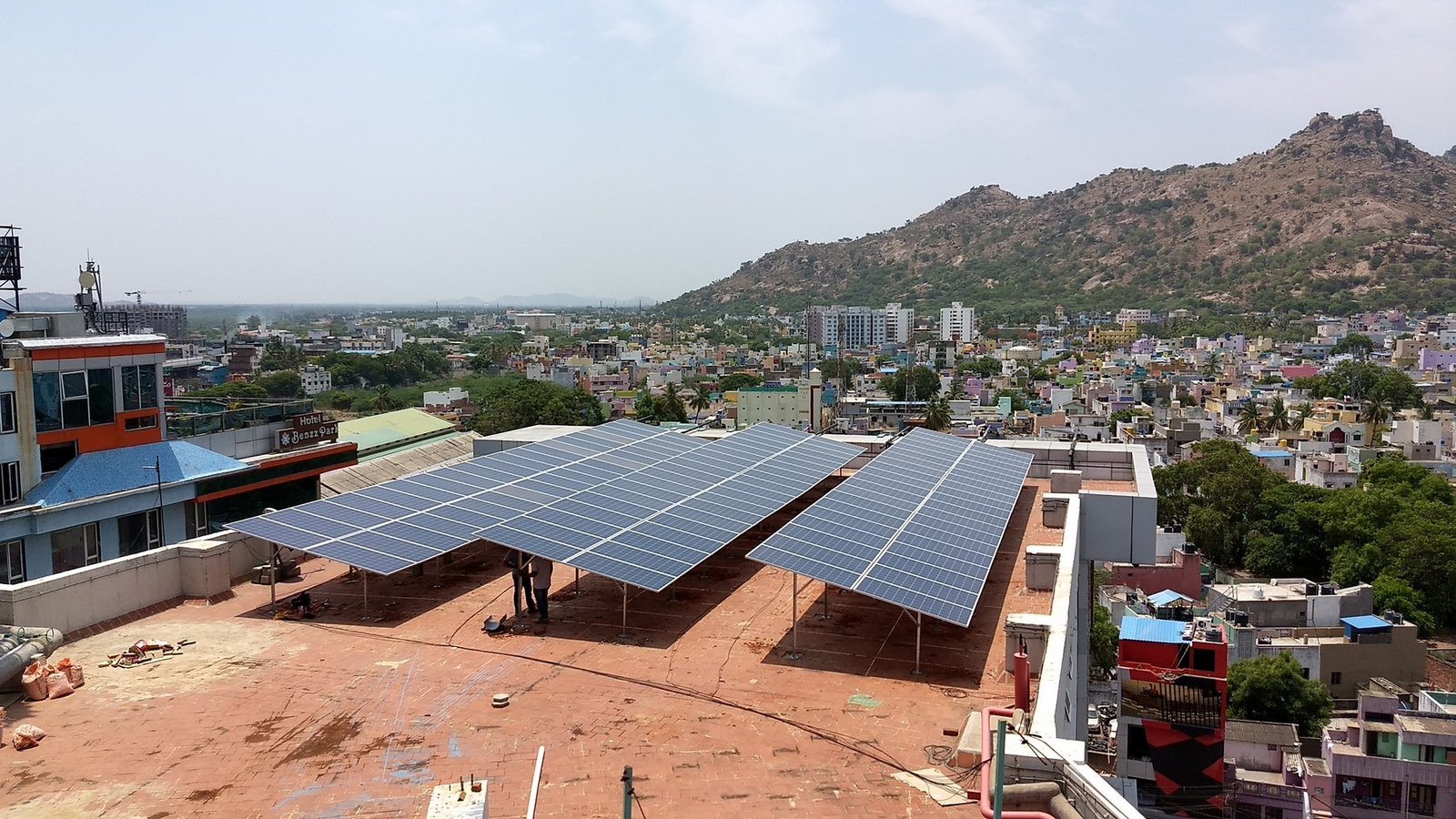 Factory rooftop high-load